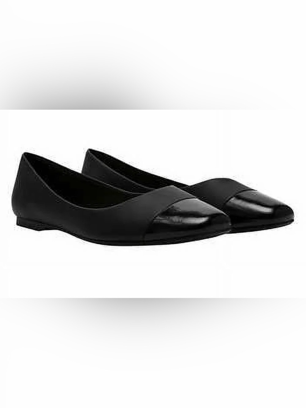 Dolce Vita Black Cap-Toe Slip-On Ballet Flats NWT